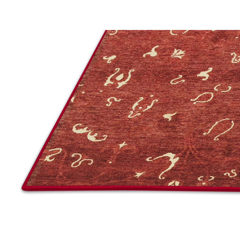 Tapis abstrait à motif abstrait moderne 4109, Rectangle 8 pi x 10 pi
