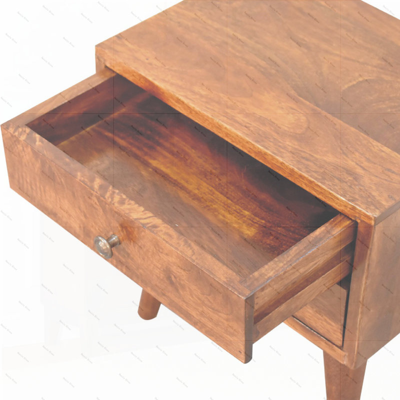 Table de chevet Hotwells, Châtaignier