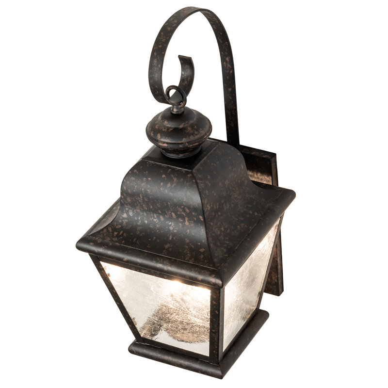 2 - Light Armed Sconce, 21" H x 9" W x 10.5" D, Coffee Bean