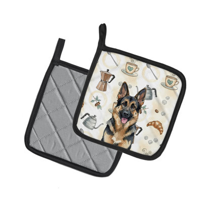 Paire de poignées de bar German Shepherd