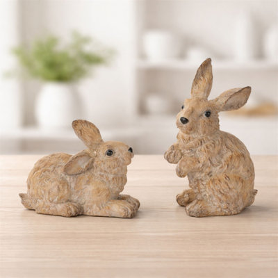 Figurines Woodland Rabbit (ensemble de 2)
