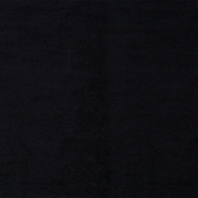 Plush Chenille Weaves Hobnail Fabric, Black