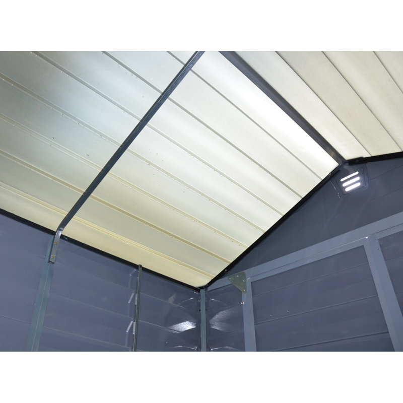 Skylight 10 ft. W x 6 ft. D Apex Polycarbonate Shed
