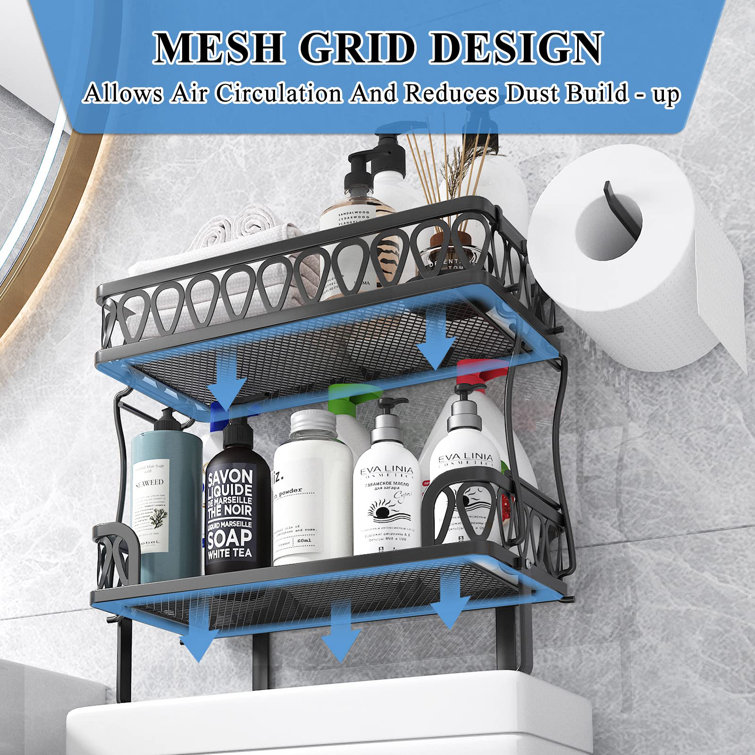 Rebrilliant Annja Metal Adhesive Bathroom Shelves