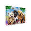 Wrapped Canvas Wall Art - Howard Robinson 'Happy Dogs' Wall Art for Living Room, Bedroom, or Office Décor - 18x24-26856608