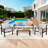 4 - Piece Patio Conversation Set With Cushions-110945671