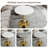 Marble-Top Round Side Table With Tapered Pedestal Base (Table Only)-936701193-936701195