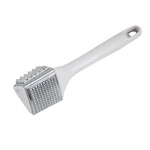 New Stainless Steel Aluminium Double Side Beaf Steak Mallet Meat Tenderizer Hammer Home Garden Kitchen Meat Tools, Size: 19*4.5 cm, Silver