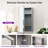 Husai Recessed or Surface Mount Aluminum Frameless Medicine Cabinet With Mirrored Door and Adjustable Shelves-408647447-408647443