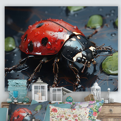 Curious Ladybug Crimson Serenity I - impression