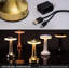 Lampe de table portable à DEL avec capteur tactile, luminosité à 3 niveaux, pile rechargeable-28464193