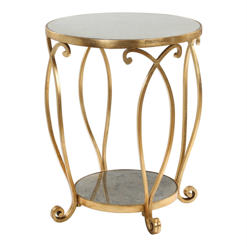 Martella Glass End Table
