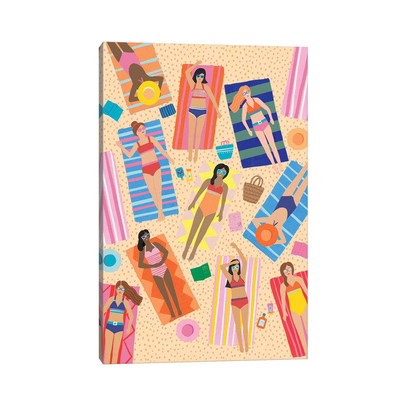 Summer Beach Fun II by Nancy Mckenzie - Wrapped Canvas Print, 66.04 cm H x 45.72 cm W x 1.91 cm D