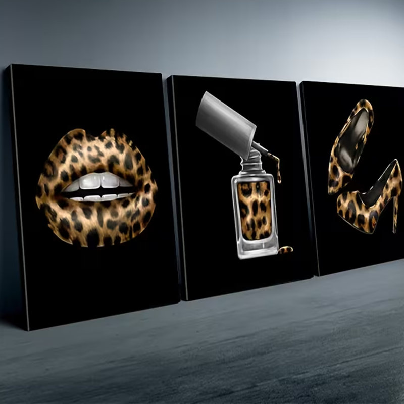3 Piece Wrapped Canvas Wall Art, 60 cm H x 120 cm W
