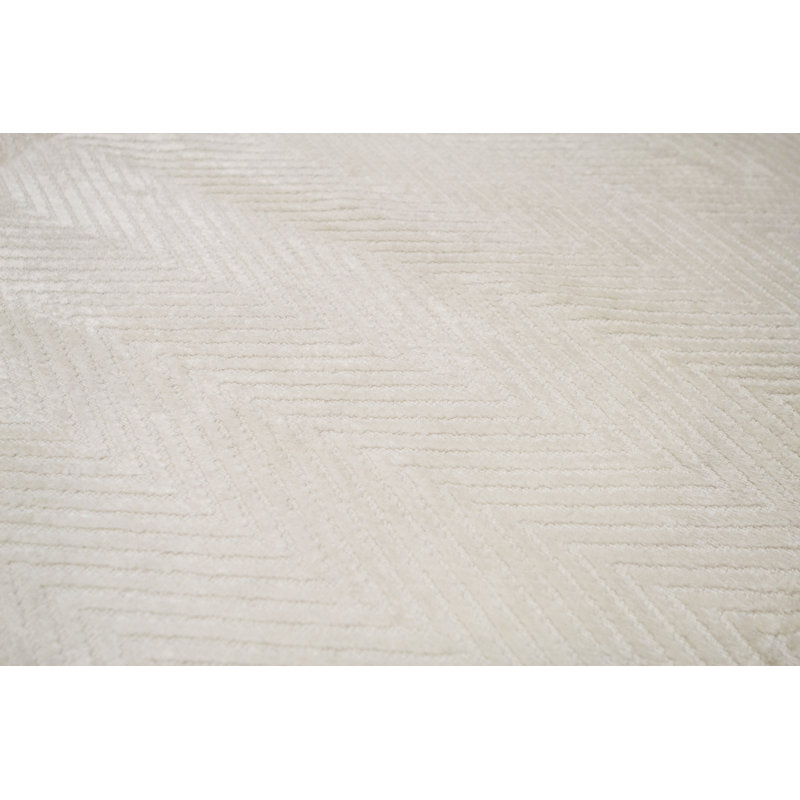 Tapis blanc de haute qualité noué à la main