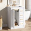 Meuble-lavabo 24 po avec lavabo intégré en céramique, meuble-lavabo à une porte, 3 tiroirs et meuble-lavabo simple pour petite et moyenne salle de bain-958832442