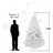9ft White Christmas Tree