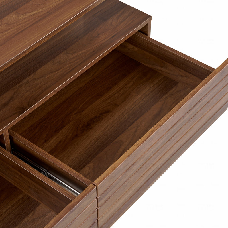 Table basse avec 2 tiroirs Modern, Brun