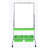 Freestanding Steel Reversible Magnetic Medium - 4' - 6' Whiteboard