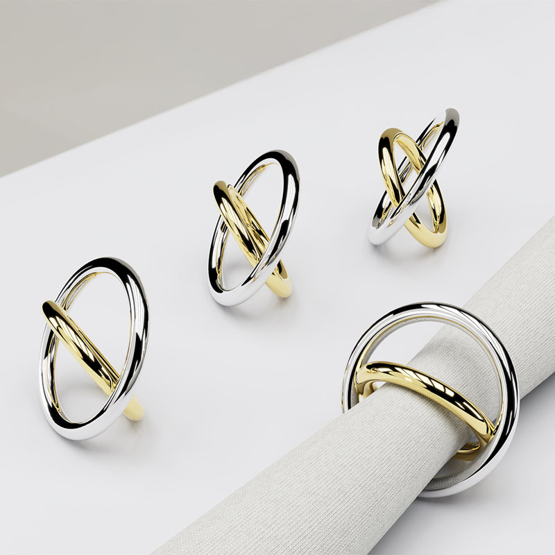 Ring Napkin Rings, Set of 4