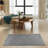 Modern Plush Pet and Kids Friendly Solid Color Gray Area Rugs, Stain & Fade Resistance, Perfect for Living Room, Dining Room, Bedroom, Playroom and Kidsroom, Event, Wedding, Amberlee Binded Rug-841328333