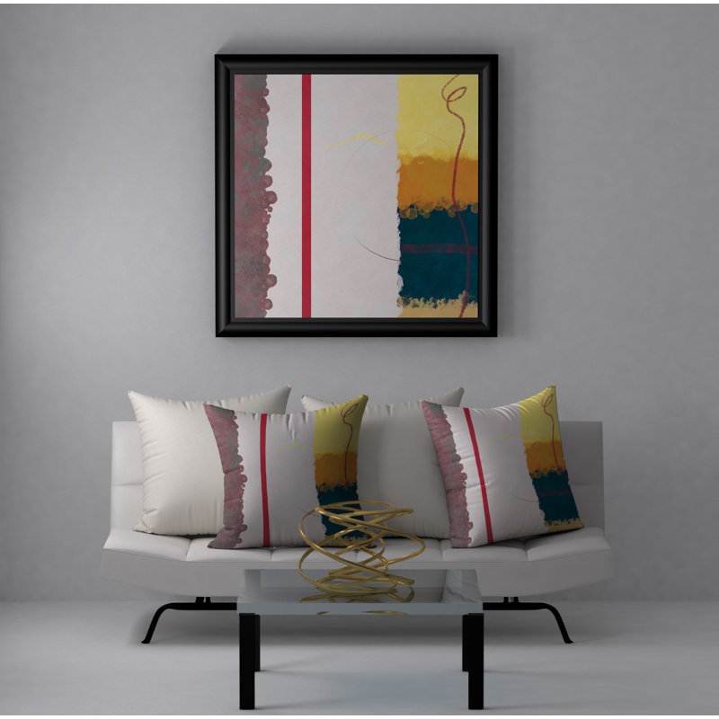  Housse et insert de coussin carré important Tangy, 24" X 24"
