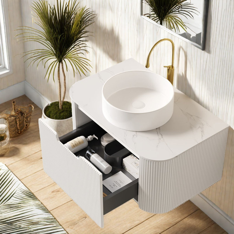 Meuble-lavabo et lavabo Modern White