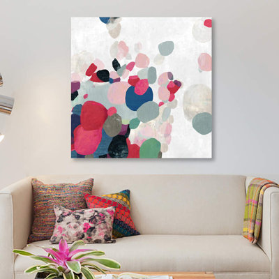 « multicolore i », reproduction sur toile