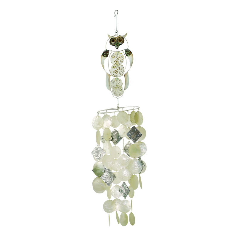 Carillon Owl Capiz Breeze
