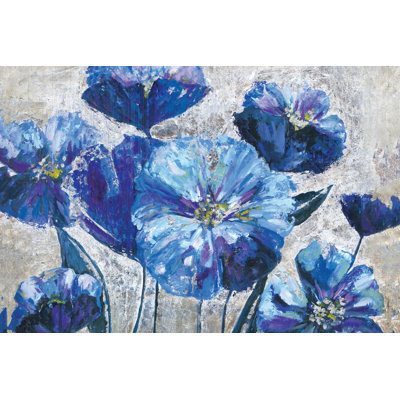Passion Flowers - Wrapped Canvas Painting