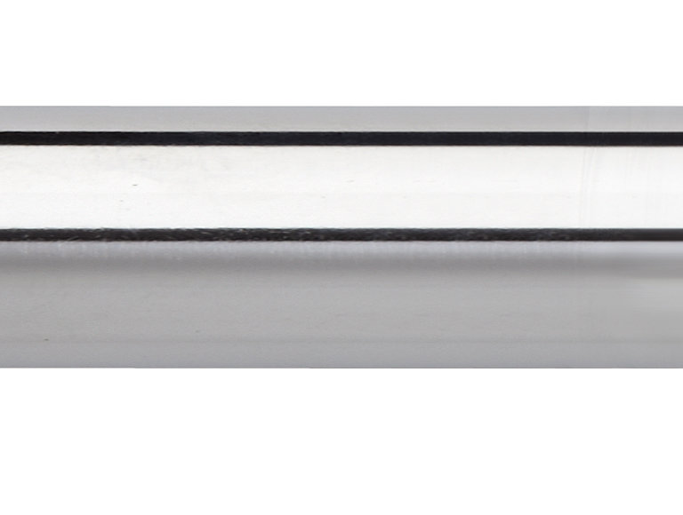 300cm Single Pole, 2.8cm H x 150cm W x 2.8cm D, Chrome
