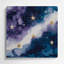 Art mural bleu en métal Space Cassiopeia-1283063770