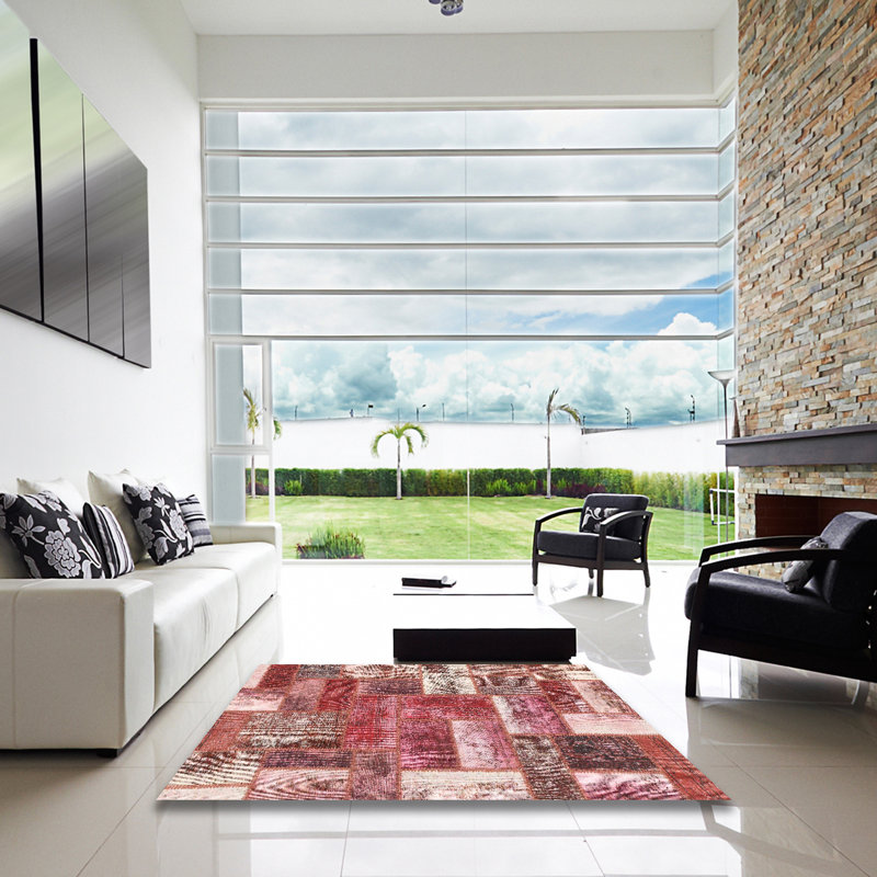 Geometric Indoor Rug, Square 8'
