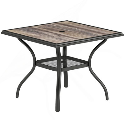 Garden Table,Square Outdoor Dining Table(Only Table)