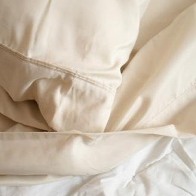 Ensemble de draps 5 pièces en rayonne de bambou doux et doux pour la peau, Ensemble de draps pour très grand lit avec 2 taie