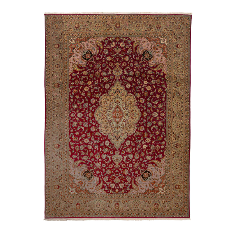 Red Vintage Traditional Wool Rug - 8'4"" x 11'9""