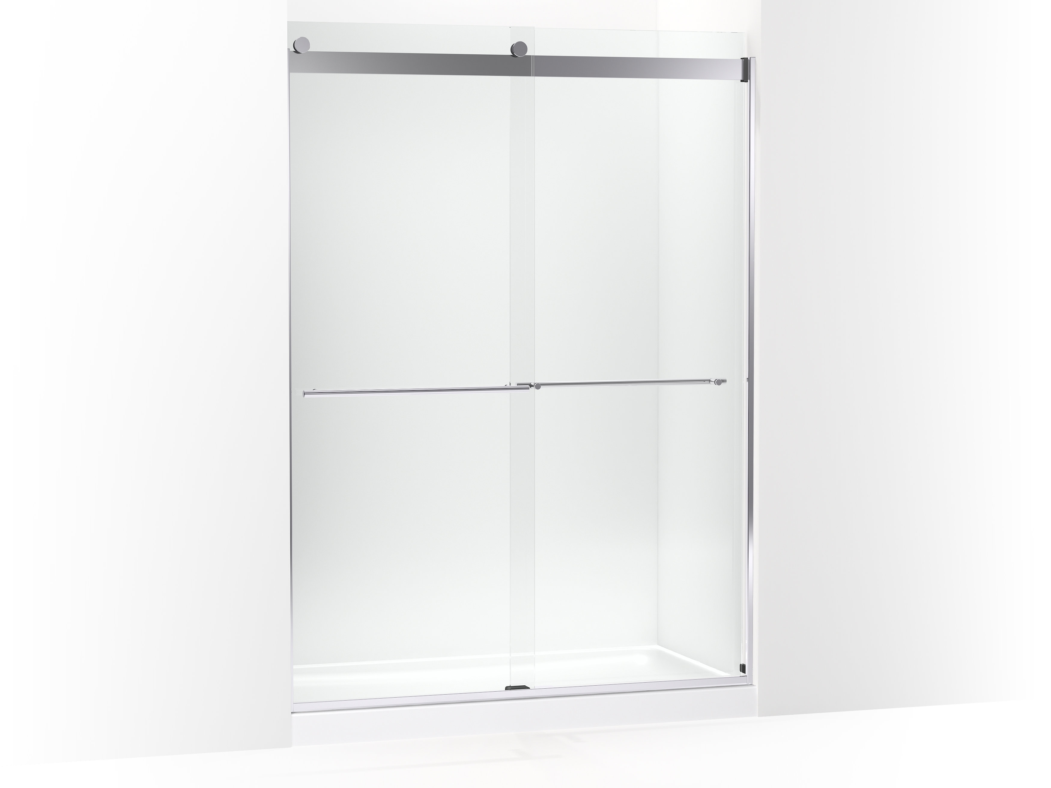 Kohler Levity Plus Less Sliding Shower Door, 81-5/8" H x 56-5/8 - 59-5/ ...