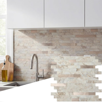 Stick on Tiles for Backsplash Kitchen