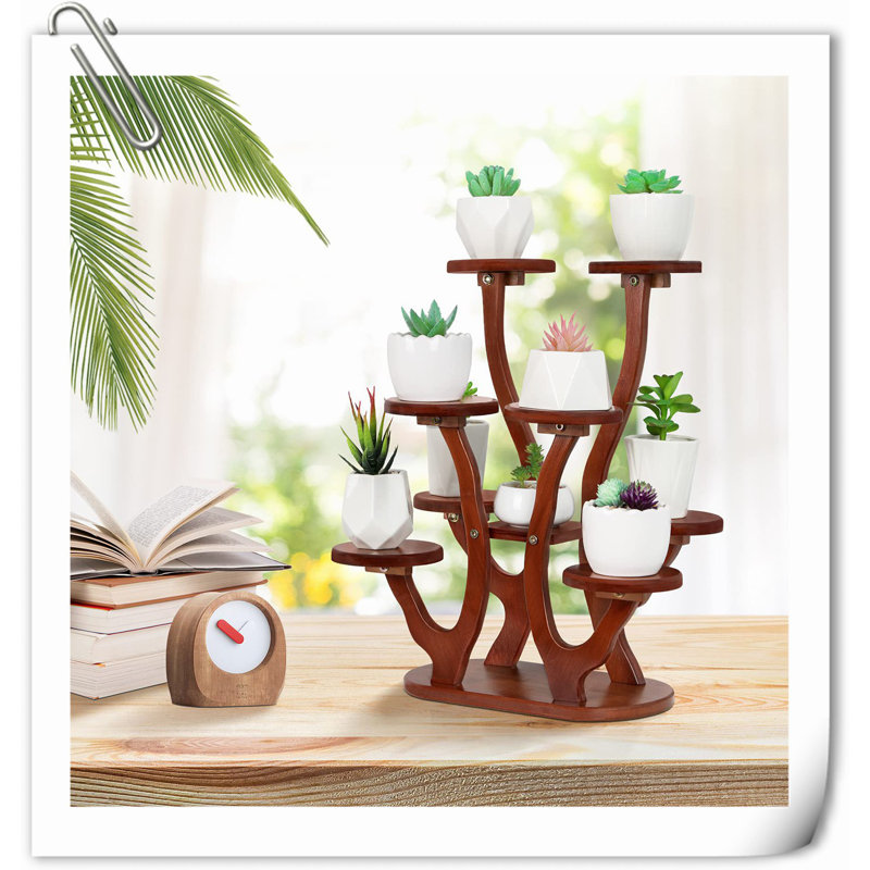 Mini support à succulents 9 pots