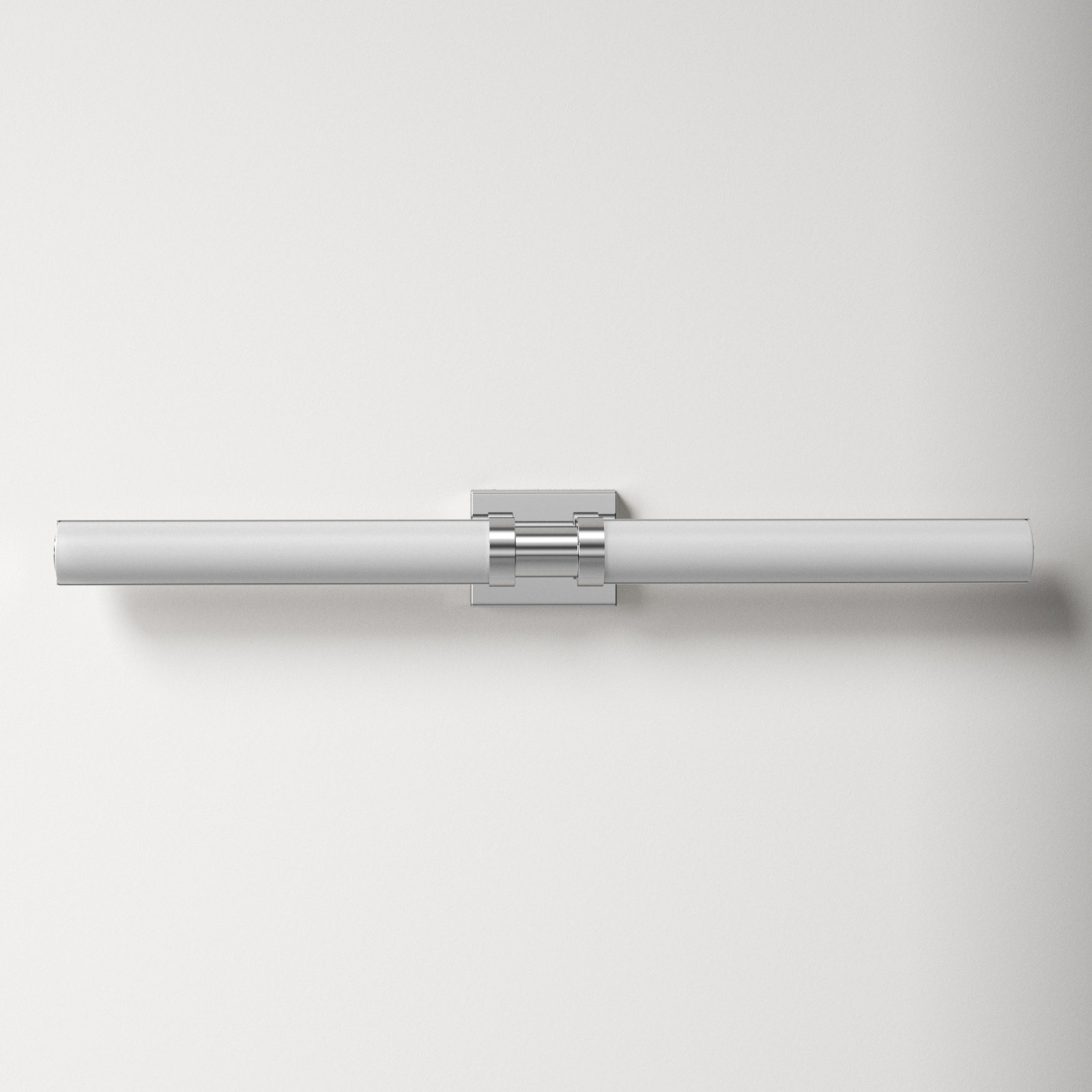 Kelan Single Frosted Dimmable LED Vanity Light, Brushed Nickel, 20W, 37.75"H x 4.75"W x 4.5"D