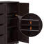 Armoire de rangement en bois avec 4 tiroirs et 1 armoire-796835482