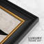 «Mid Century Modern Abstract Black and White Geometric Line Art encadrée, décoration murale»-108571138