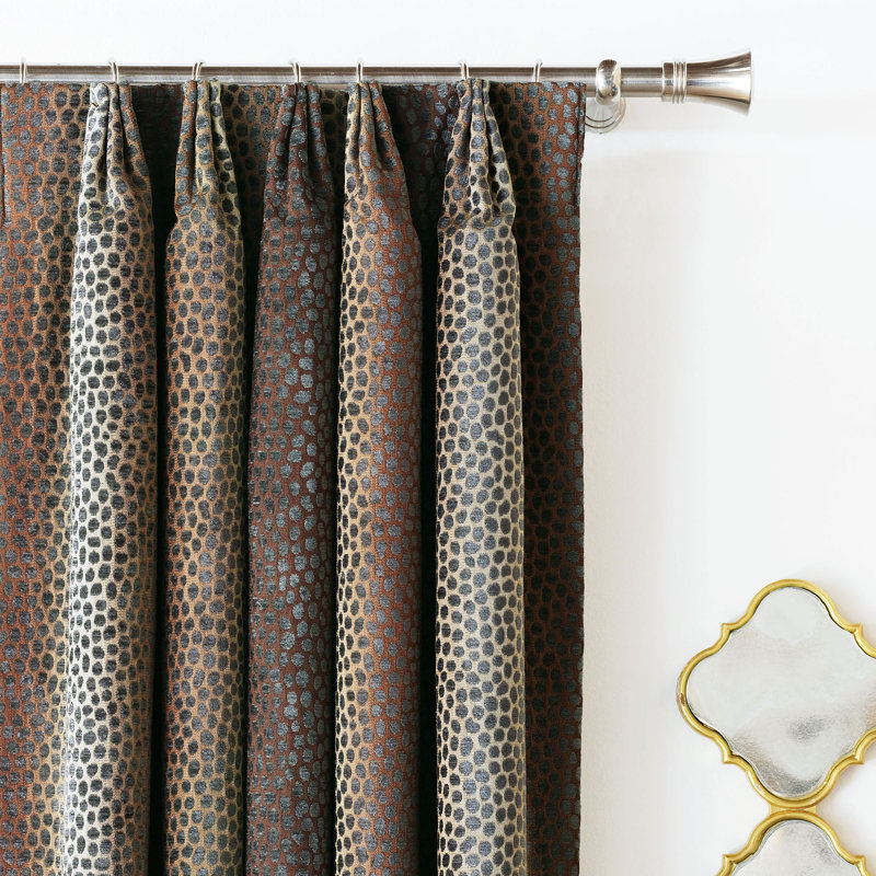 Priscilla Room Darkening Curtain Single Panel, 20" W x 96" L