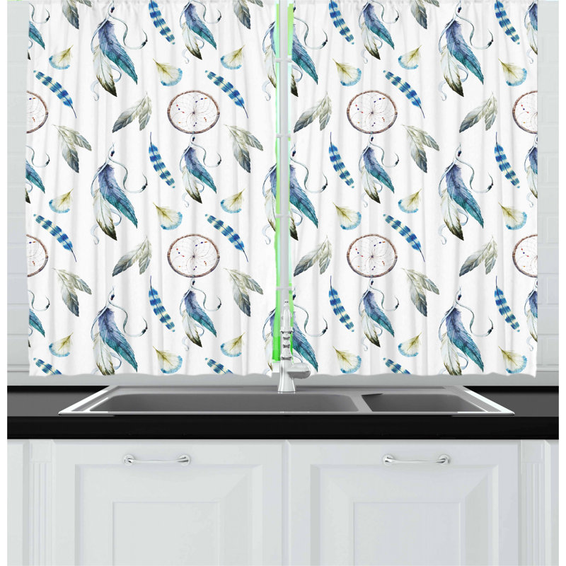 Pointed Kitchen Curtain