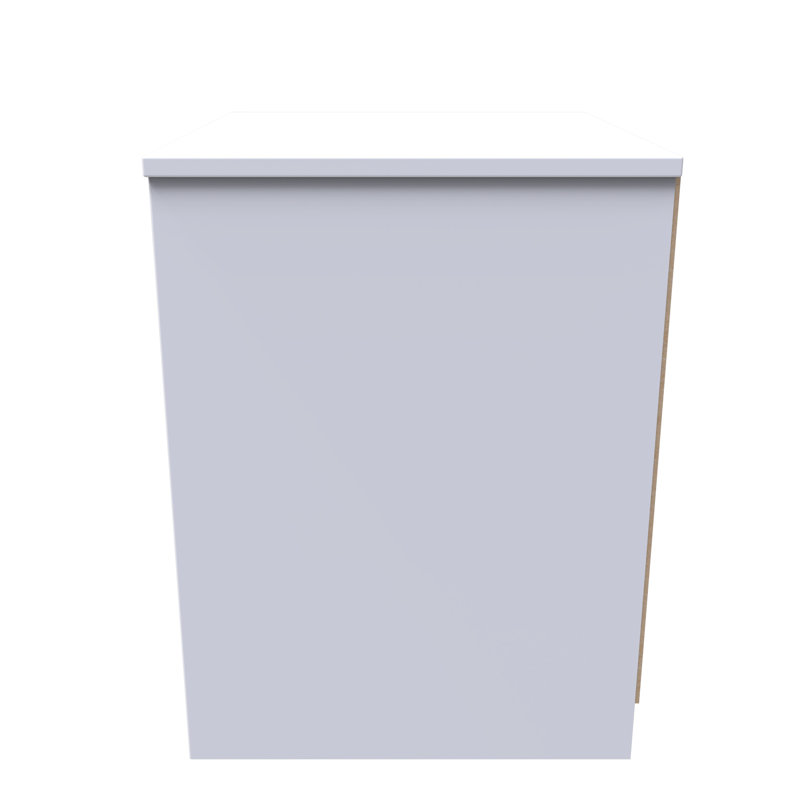 San Jose Bedside Table, White Matt