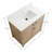 Jacklyn 37'' Single Bathroom Vanity with Quartz Top