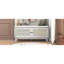 Banc de hall d'entrée avec coussin, rangement pour et encombrement, banc d'inspiration bohémienne à finition grise réglable à 3 niveaux, conception à double porte, 4 sections, poids de 200 lb, beige-129017285