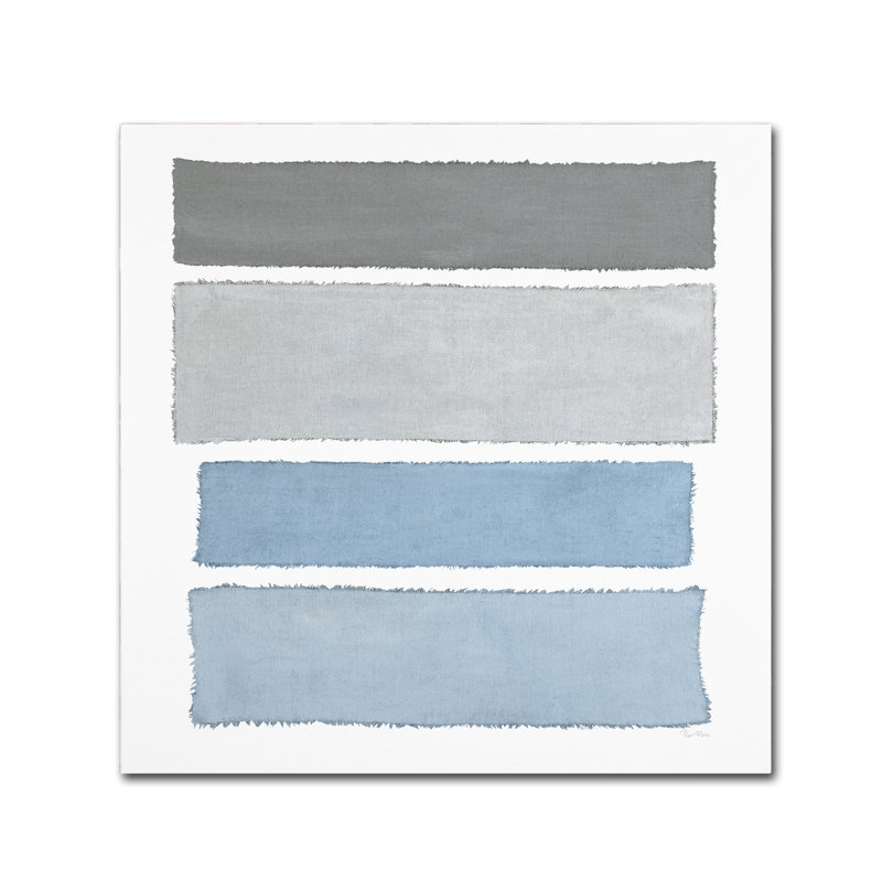 « painted tressage i on white ² », reproduction sur toile tendue, H 24 po x l 24 po