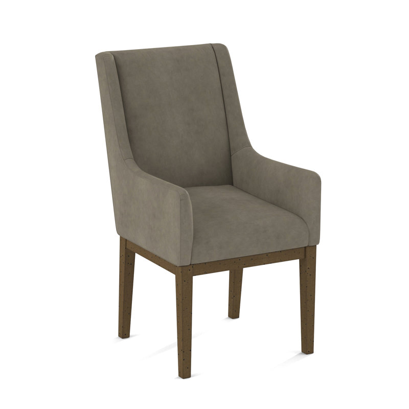 Upholstered Arm Chair, Applause Ashton, White