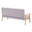 Bleona 60" Velvet Sofa For Living Room, Mid Century Modern Relaxing Armchair With Solid Wood Frame & Soft Cushion, Reading Leisure Chair With Back-107227571